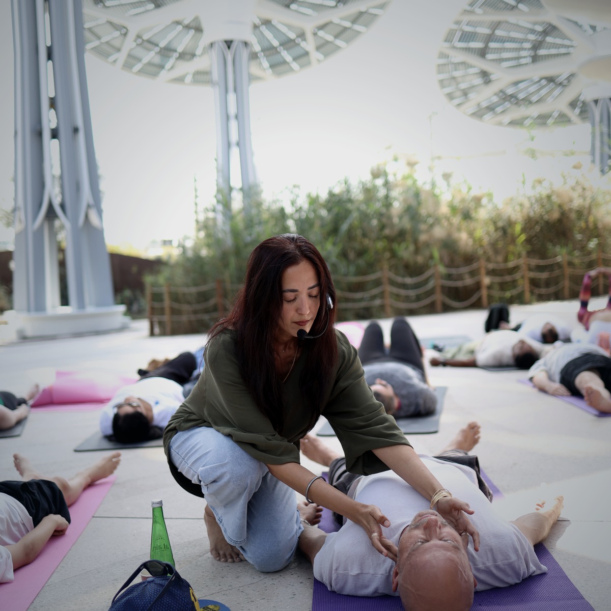 Instagram reel — Roshni at a live wellness event
