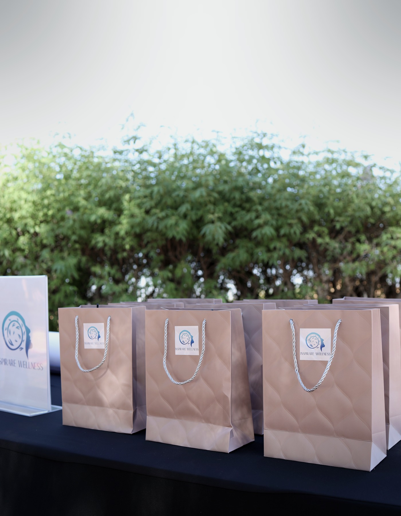 Event gift bags detail